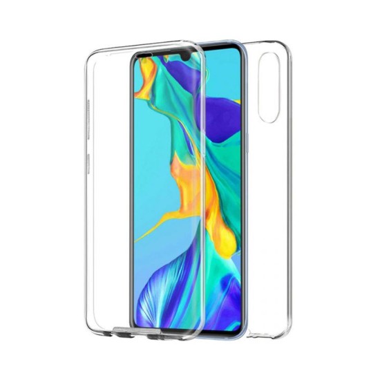 Capa de Silicone 360º para Huawei P30 Transparente